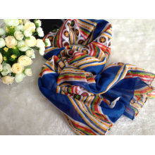 2016 Новый 100% Закрученная полиэстер вуаль ткани шарф